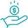 Living Water - Kelowna Plumbing - Receiving Money Icon